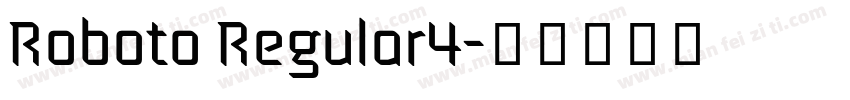 Roboto Regular4字体转换